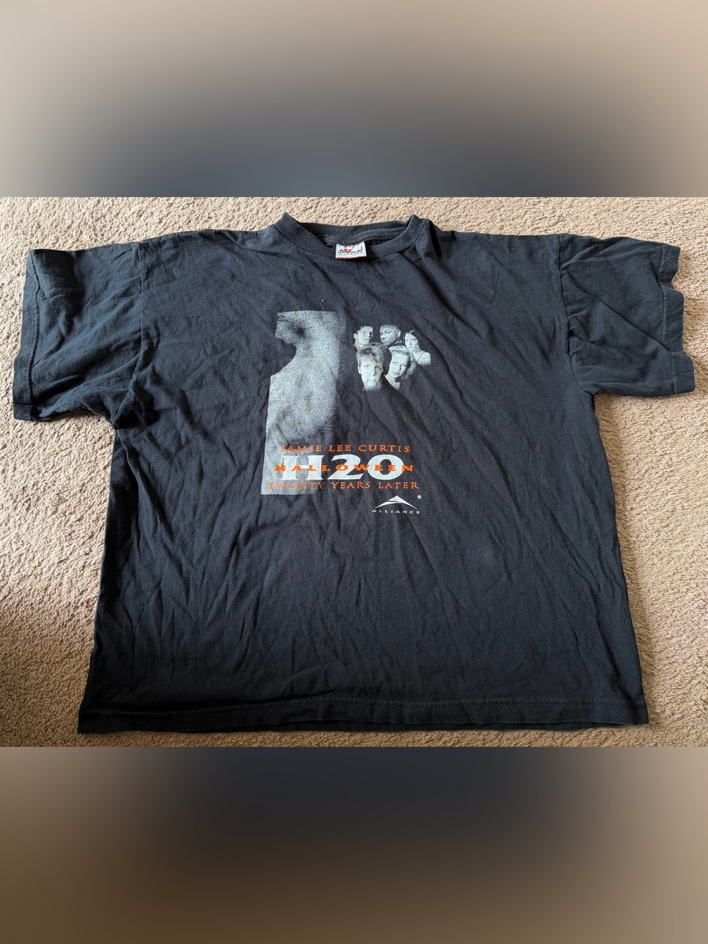 Vintage tee Halloween 1998 H20:20 years later jamie lee curtis  & wesley snipes
